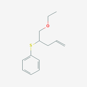 Benzene, [[1-(ethoxymethyl)-3-butenyl]thio]-