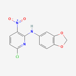 N-(2H-1,3-Benzodioxol-5-yl)-6-chloro-3-nitropyridin-2-amine