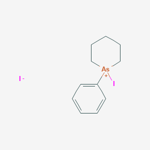 1-Iodo-1-phenylarsinan-1-ium iodide