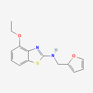 molecular formula C14H14N2O2S B1454362 4-ethoxy-N-(furan-2-ylmethyl)benzo[d]thiazol-2-amine CAS No. 1286732-78-2