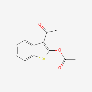 3-Acetyl-1-benzothiophen-2-yl acetate