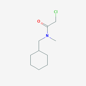 molecular formula C10H18ClNO B1454364 2-氯-N-(环己基甲基)-N-甲基乙酰胺 CAS No. 895244-96-9