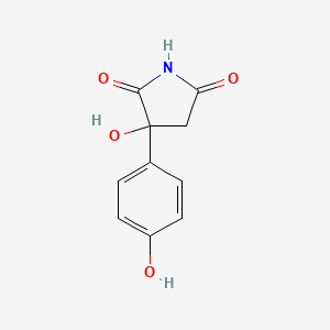 3-Hydroxy-3-(4-hydroxyphenyl)pyrrolidine-2,5-dione