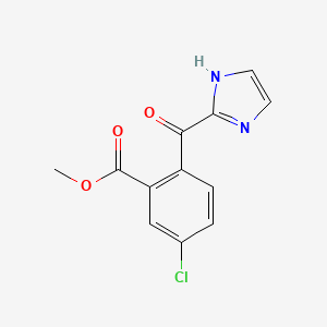 Methyl 5-chloro-2-(1H-imidazole-2-carbonyl)benzoate