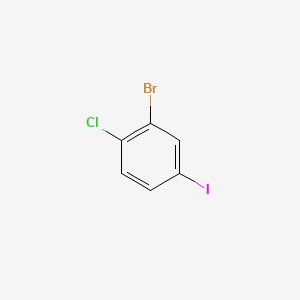 molecular formula C6H3BrClI B1454370 2-Bromo-1-chloro-4-iodobenzene CAS No. 31928-46-8