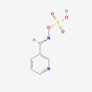 1-(Pyridin-3-yl)-N-(sulfooxy)methanimine