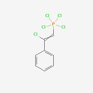 Tetrachloro(2-chloro-2-phenylethenyl)-lambda~5~-phosphane