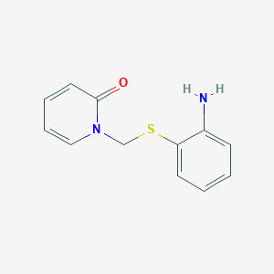 1-{[(2-Aminophenyl)sulfanyl]methyl}pyridin-2(1H)-one