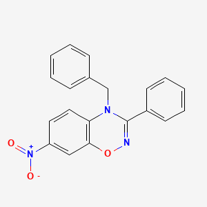 4-Benzyl-7-nitro-3-phenyl-4H-1,2,4-benzoxadiazine