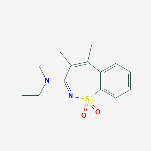 3-(Diethylamino)-4,5-dimethyl-1H-1lambda~6~,2-benzothiazepine-1,1-dione