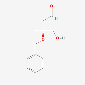 (3R)-3-(Benzyloxy)-4-hydroxy-3-methylbutanal