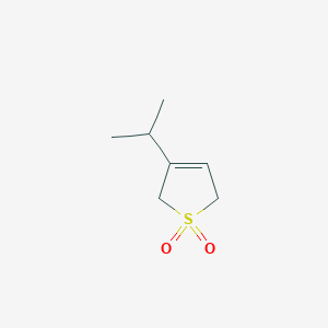 3-(Propan-2-yl)-2,5-dihydro-1H-1lambda~6~-thiophene-1,1-dione