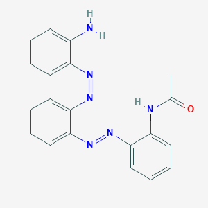 N-{2-[(E)-{2-[(Z)-(2-Aminophenyl)diazenyl]phenyl}diazenyl]phenyl}acetamide