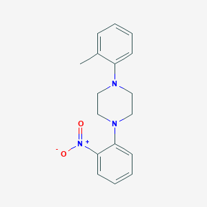 Piperazine, 1-(2-methylphenyl)-4-(2-nitrophenyl)-