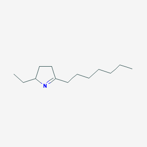 2-Ethyl-5-heptyl-3,4-dihydro-2H-pyrrole