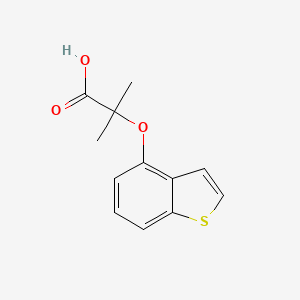 2-[(1-Benzothiophen-4-yl)oxy]-2-methylpropanoic acid