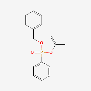 Benzyl prop-1-en-2-yl phenylphosphonate