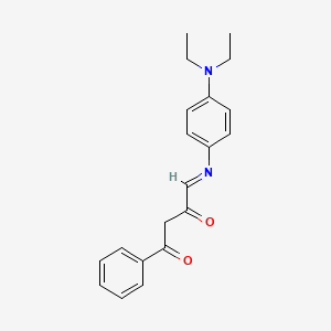 (4E)-4-{[4-(Diethylamino)phenyl]imino}-1-phenylbutane-1,3-dione