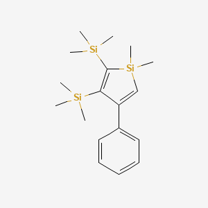 1,1-Dimethyl-4-phenyl-2,3-bis(trimethylsilyl)-1H-silole