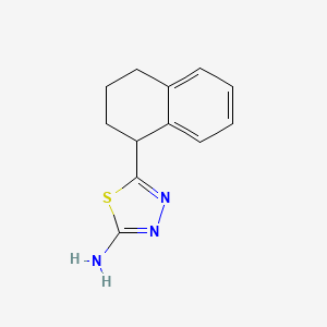 5-(1,2,3,4-Tetrahydronaphthalen-1-yl)-1,3,4-thiadiazol-2-amine