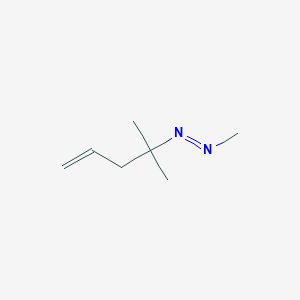 (E)-1-Methyl-2-(2-methylpent-4-en-2-yl)diazene