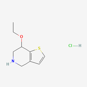 7-Ethoxy-4,5,6,7-tetrahydrothieno[3,2-c]pyridine;hydrochloride