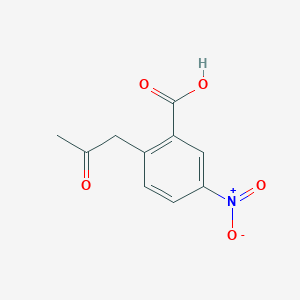 5-Nitro-2-(2-oxopropyl)benzoic acid