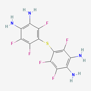 4,4'-Sulfanediylbis(3,5,6-trifluorobenzene-1,2-diamine)