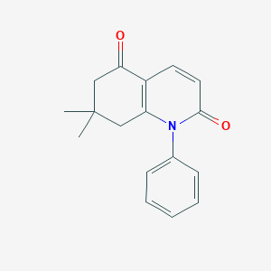 2,5(1H,6H)-Quinolinedione, 7,8-dihydro-7,7-dimethyl-1-phenyl-