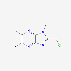 1H-Imidazo[4,5-b]pyrazine, 2-(chloromethyl)-1,5,6-trimethyl-