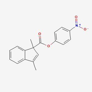 4-Nitrophenyl 1,3-dimethyl-1H-indene-1-carboxylate