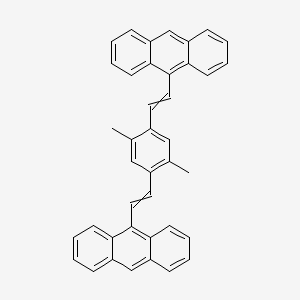 9,9'-[(2,5-Dimethyl-1,4-phenylene)di(ethene-2,1-diyl)]dianthracene