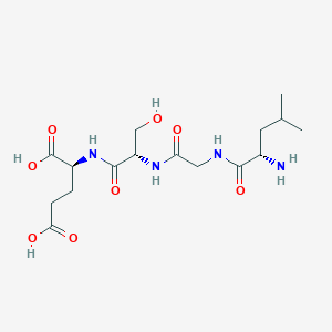 L-Leucylglycyl-L-seryl-L-glutamic acid