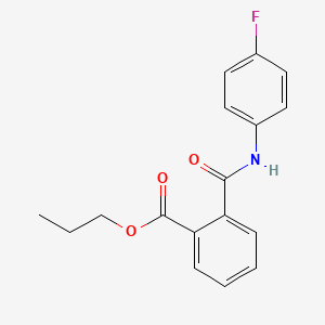 Propyl 2-[(4-fluorophenyl)carbamoyl]benzoate