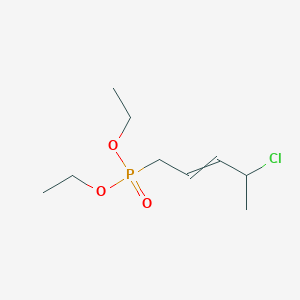 Diethyl (4-chloropent-2-en-1-yl)phosphonate