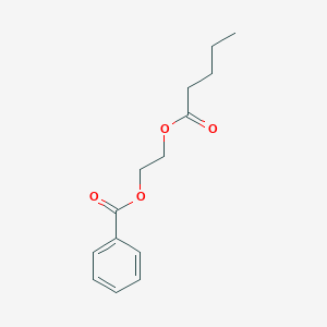 Pentanoic acid, 2-(benzoyloxy)ethyl ester