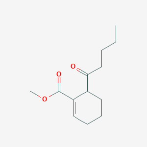 Methyl 6-pentanoylcyclohex-1-ene-1-carboxylate