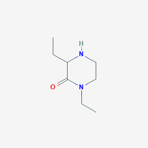 molecular formula C8H16N2O B1454417 1,3-Diethylpiperazin-2-one CAS No. 1404546-80-0