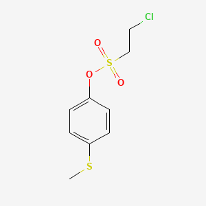 4-(Methylsulfanyl)phenyl 2-chloroethane-1-sulfonate