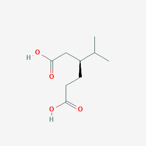 (3S)-3-(Propan-2-yl)hexanedioic acid