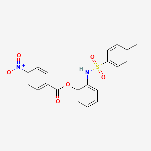 2-[(4-Methylbenzene-1-sulfonyl)amino]phenyl 4-nitrobenzoate