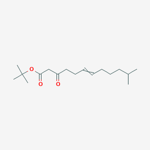 Tert-butyl 11-methyl-3-oxododec-6-enoate