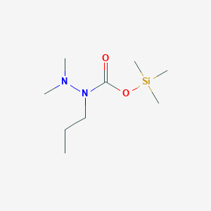 Trimethylsilyl 2,2-dimethyl-1-propylhydrazine-1-carboxylate