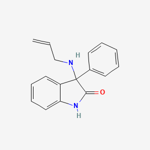 2H-Indol-2-one, 1,3-dihydro-3-phenyl-3-(2-propenylamino)-