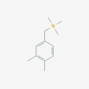 [(3,4-Dimethylphenyl)methyl](trimethyl)silane