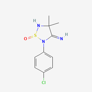 2-(4-Chlorophenyl)-3-imino-4,4-dimethyl-1lambda~4~,2,5-thiadiazolidin-1-one