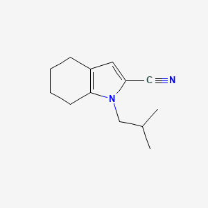 1H-Indole-2-carbonitrile, 4,5,6,7-tetrahydro-1-(2-methylpropyl)-