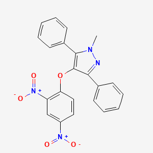 4-(2,4-Dinitrophenoxy)-1-methyl-3,5-diphenyl-1H-pyrazole