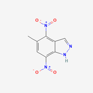 5-Methyl-4,7-dinitro-1H-indazole