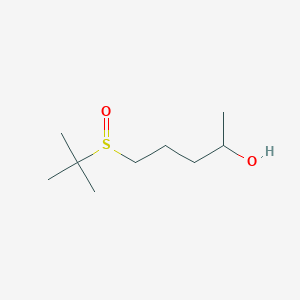 2-Pentanol, 5-[(1,1-dimethylethyl)sulfinyl]-